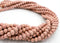 Unwaxed Rosewood Beads, 6mm, Round
